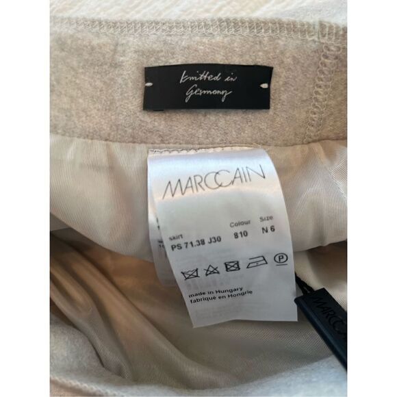 NWT Marc Cain 100% Wool Knee Length Skirt - Picture 9 of 11